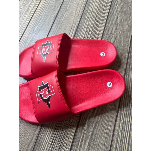 SDSU Aztecs Mens Red Slide Sandals M - Picture 4 of 4